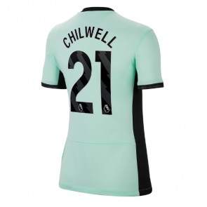 Chelsea Ben Chilwell #21 Replica Third Stadium Shirt for Women 2023-24 Short Sleeve